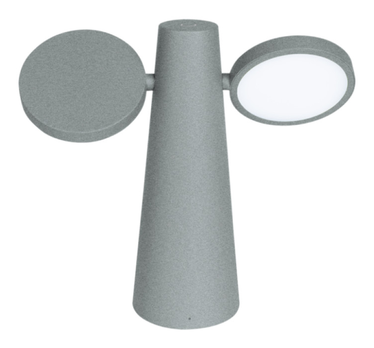 Лампа на аккумуляторе Oto Lapilli Grey1
